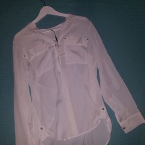 Calvin Klein Brand New White Blouse